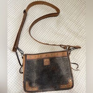 STS Ranchwear Rustic Brown Crossbody Bag
